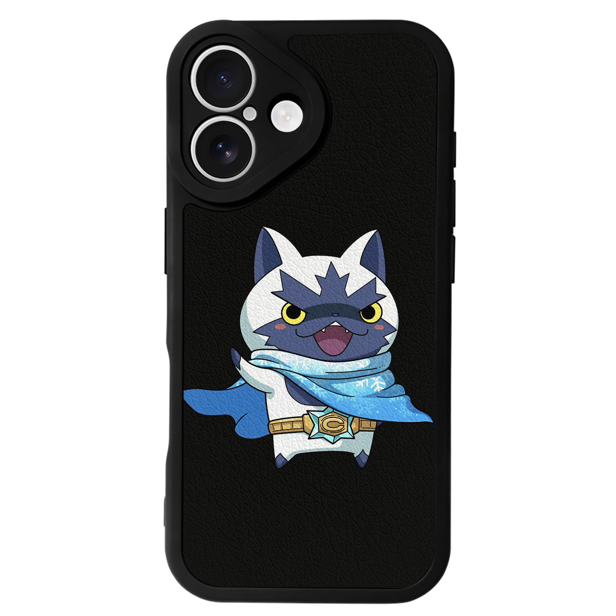 （画像用） 妖怪ウォッチ Yo-kai Watch 【iPhone 16シリーズ対応】シリコンスマホケース（レザー調） 材質：シリコン